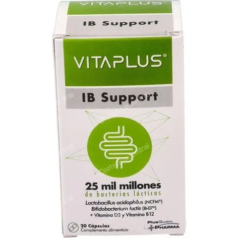 Plusquam Pharma Vitaplus IB Support 20 cápsulas – imagen 3