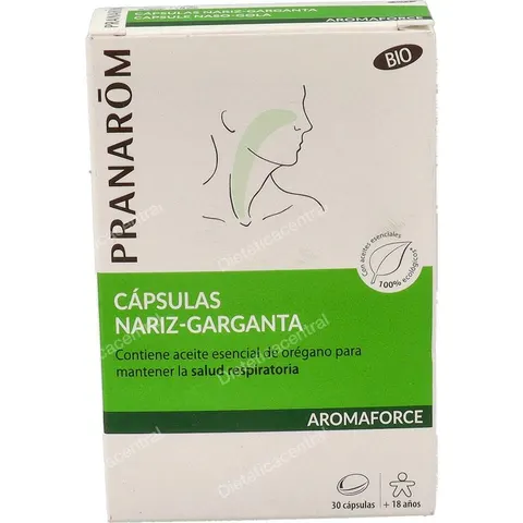 Pranarôm Aromaforce Cápsulas Nariz-Garganta BIO 30caps – imagen 3