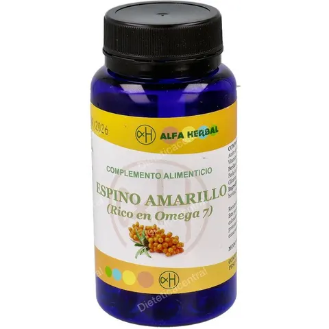 Alfa Herbal Espino Amarillo Omega 7 90caps – imagen 2
