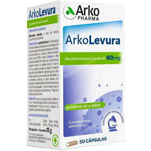 Arkopharma arko levura 60mg 50cap. – imagen 3