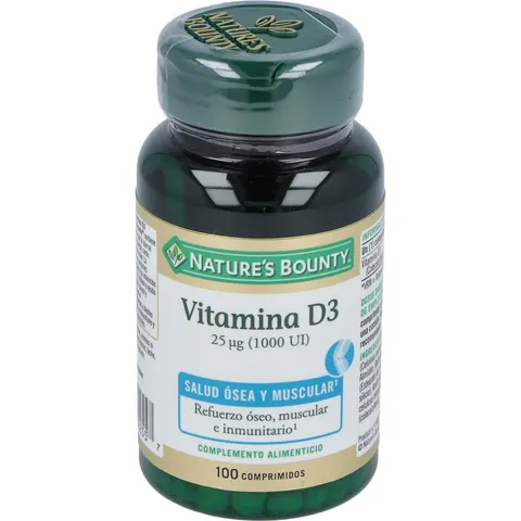 Nature's Bounty Vitamina D3 1000 Ui 100 comprimidos – imagen 3