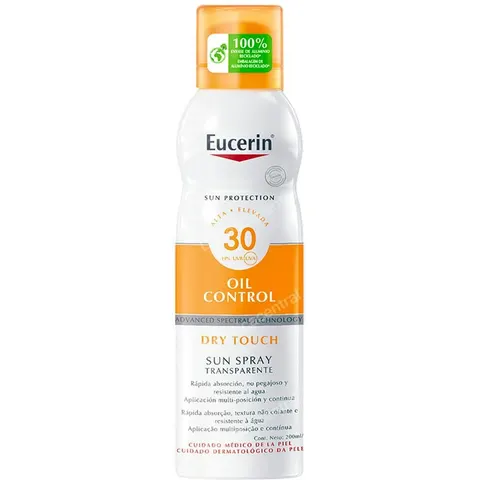 Eucerin sun protection spray transp. dry touch fps30 200ml – imagen 2