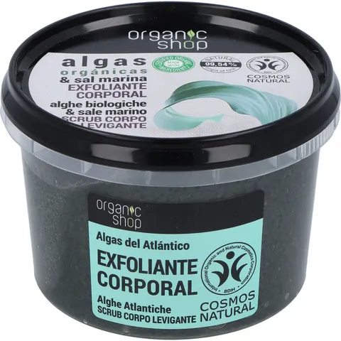Organic shop exfoliante corporal refrescante algas 250ml. – imagen 2