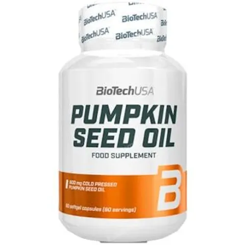 Biotechusa pumpkin seed oil - 60 capsulas – imagen 2