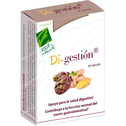 100% Natural Di-Gestión 30 caps – imagen 2