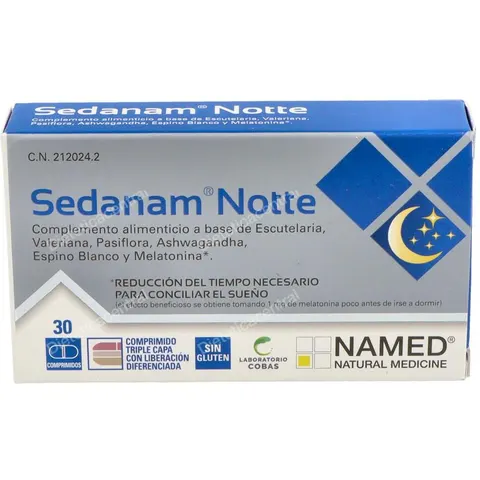 Named Sedanam Notte 30 Comprimidos – imagen 3