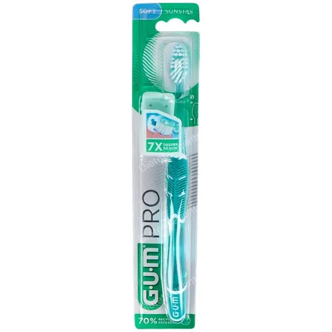 Gum cepillo dental tech pro compact suave 525 – imagen 2