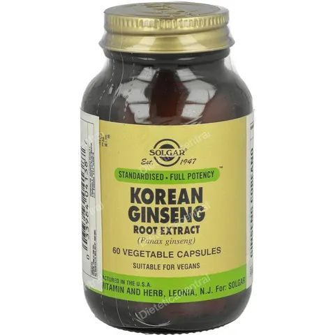Solgar Extracto De Ginseng Coreano 60 VCaps – imagen 2