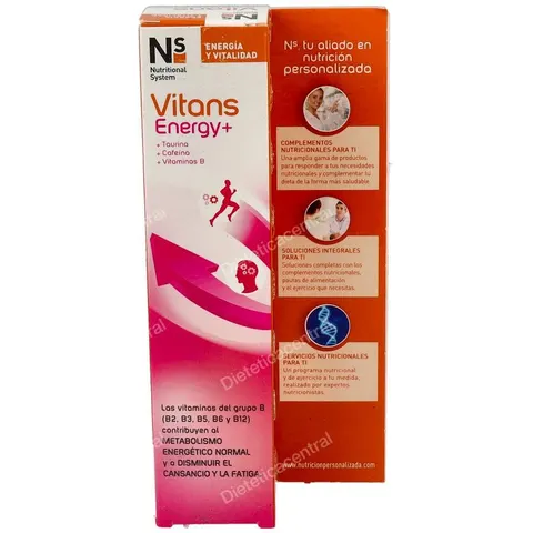 NS Vitans Energy+ 20 Comprimidos Efervescentes – imagen 3