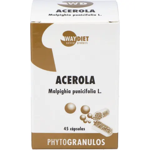 Waydiet Acerola Vitamina C 45 Cápsulas – imagen 2