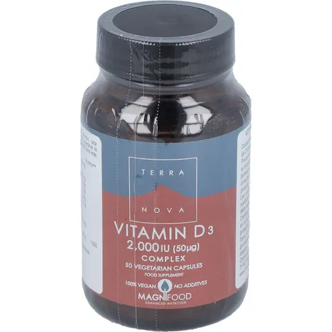 Terranova vitamina d3 2000ui 50vcaps. – imagen 2