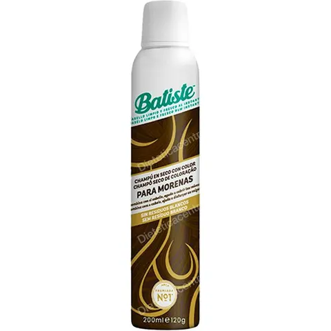 BATISTE Dry Champú Dark 200 ml – imagen 4
