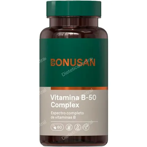 Bonusan Vitamina B-50 Complex 60 Cápsulas – imagen 2