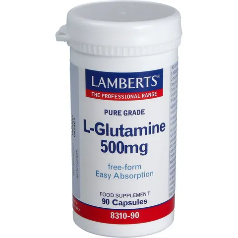 Lamberts l-glutamina 500 mg. 90 cap. – imagen 2