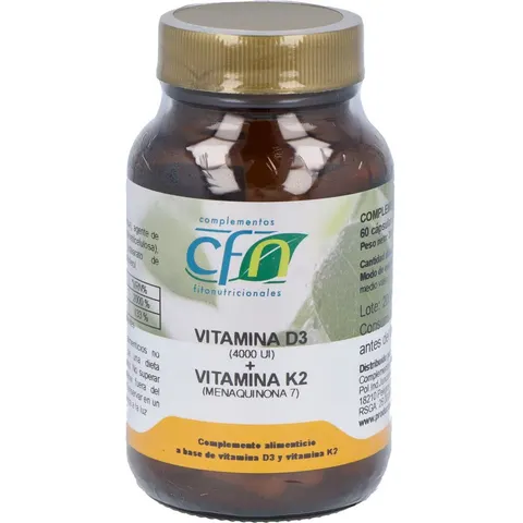 CFN Vitamina D3+K2 60caps – imagen 2