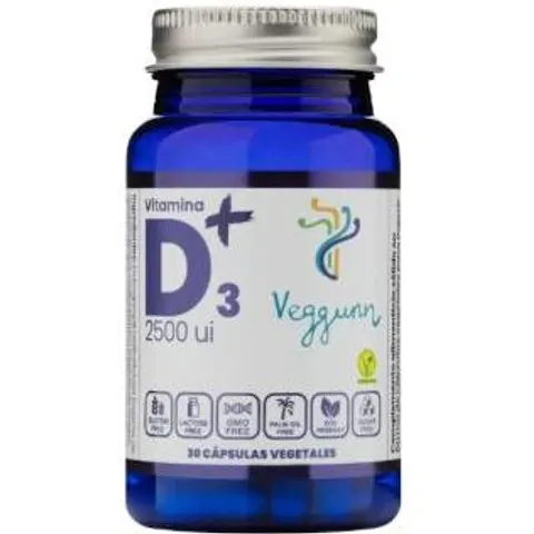 Veggunn vitamina d3+ 2500ui 30cap. – imagen 2