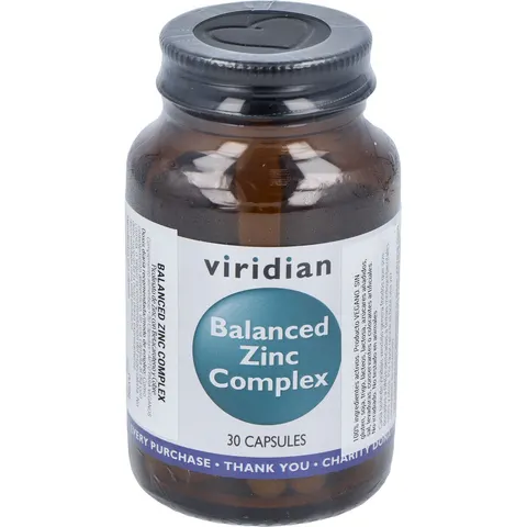Viridian Balanced Zinc Complex 30 VCaps – imagen 2
