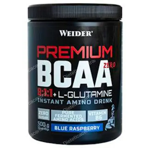 Weider weiderpremium bcaa+l-glutamina blueraspberry 500gr – imagen 3