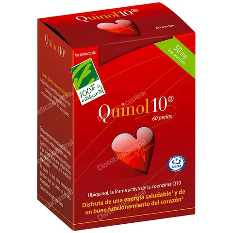 100% Natural Quinol10 50mg 60 cápsulas – imagen 2