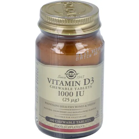 Solgar Vitamina D3 1000 UI 100 Comprimidos – imagen 2