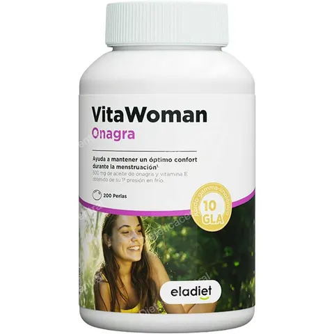 Eladiet VitaWoman Onagra 200 Perlas – imagen 3