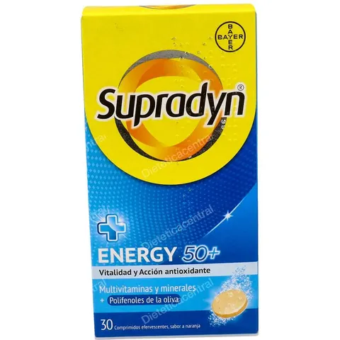 Supradyn Energy 50+ 30 Comprimidos Efervescentes – imagen 5