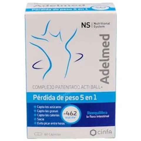 NS Nutritional System NS Adelmed 60caps – imagen 3