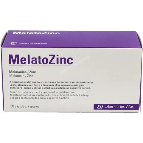 Melatozinc 60 cápsulas – imagen 3