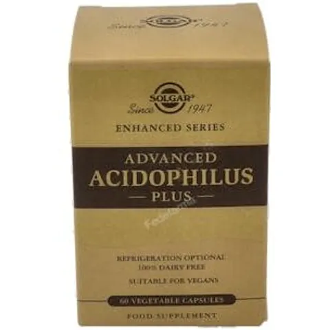 Solgar acidophilus plus avanzado 60cap. – imagen 2