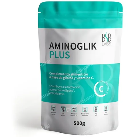 Bsb Labs Aminoglik Plus+Vitamina C 500 gr – imagen 2