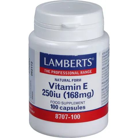 Lamberts Vitamina E 250ui 100cáps – imagen 2