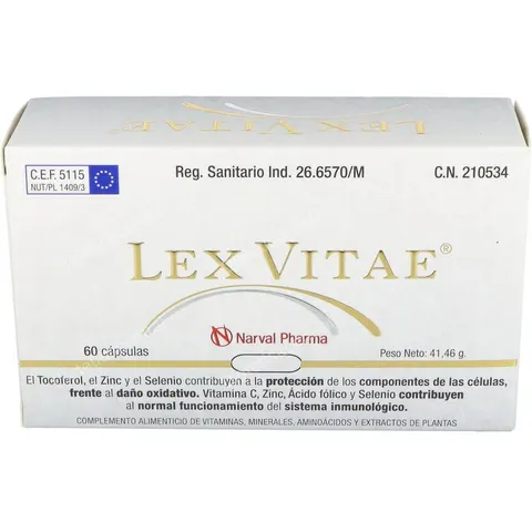 Narval Pharma Lex Vitae Blister 48 Cap. – imagen 3