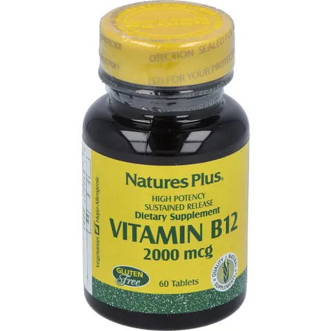 Natures plus vitamina b12 2000mcg. 60comp. – imagen 2