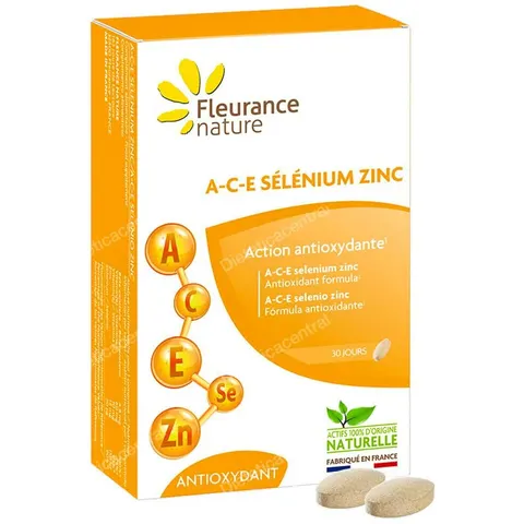 Fleurance nature a-c-e selenio zinc 30 comp – imagen 2