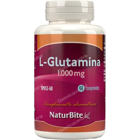 Naturbite L-Glutamina 1000 mg 60 tab – imagen 2