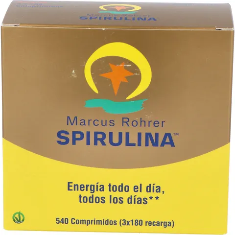 Marcus Rohrer Spirulina Recharge 540 Tabletas – imagen 2