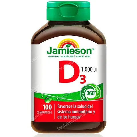 Jamieson vitamina d3 1000ui 100comp – imagen 2