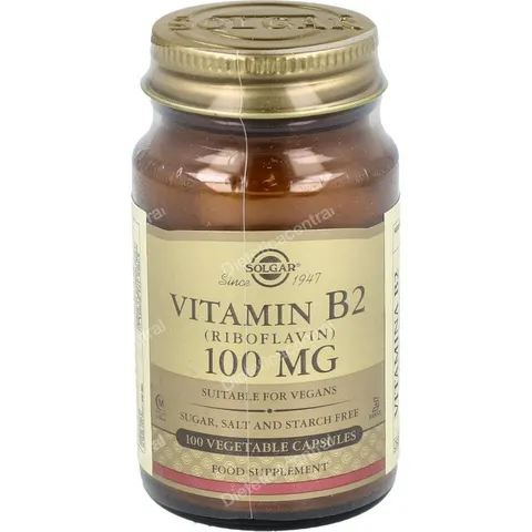 Solgar VITAMIN B2 100mg 100 VCaps – imagen 2