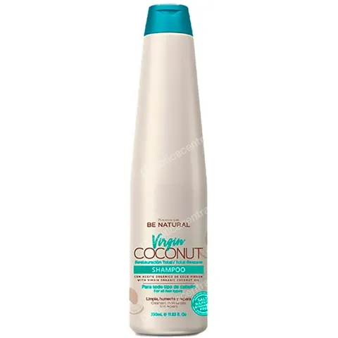 Be Natural Virgin Coconut Shampoo 350ml – imagen 2