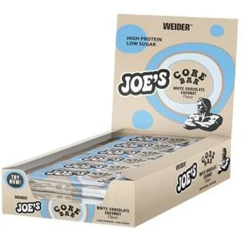 Weider joe´s core bar chocolate blanco-coco 12x45gr. – imagen 2