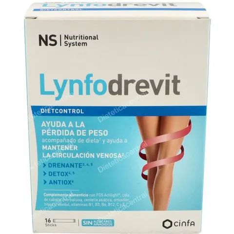 Ns Nutritional System Dietcontrol Lynfodrevit 16 Sticks – imagen 3