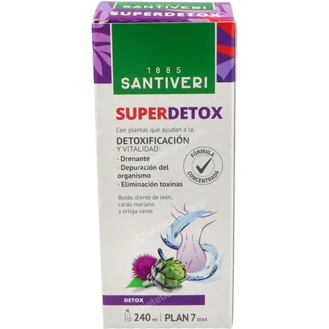 Santiveri Jarabe Superdetox 240ml – imagen 3