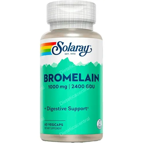 Solaray bromelain 60cap. - solaray – imagen 2