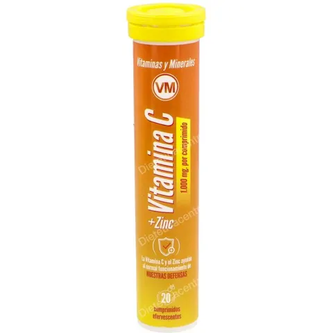Ynsadiet vitamina c + zinc 20comp.eferv. – imagen 2
