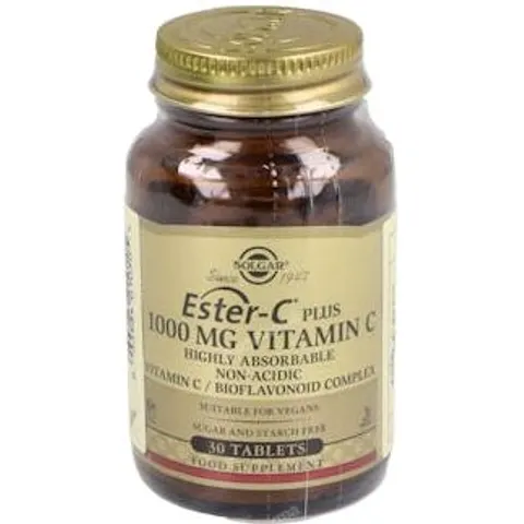 Solgar ester c plus 1000mg. 30comp. – imagen 3
