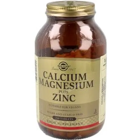 Solgar calcio magnesio plus zinc 250comp – imagen 3