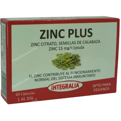 INTEGRALIA Zinc Plus 60 caps – imagen 2