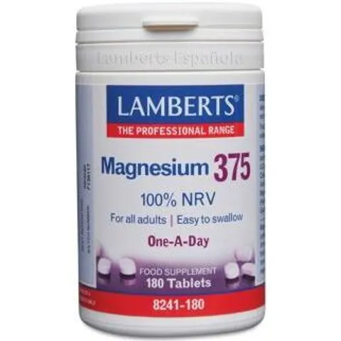 Lamberts Magnesio 375 180comp – imagen 2