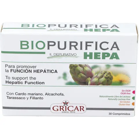 Gricar biopurifica hepa 30comp. – imagen 2