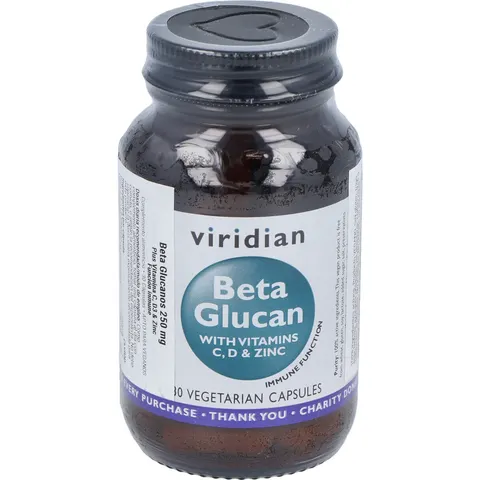 Viridian Beta Glucan 30 VCaps – imagen 2